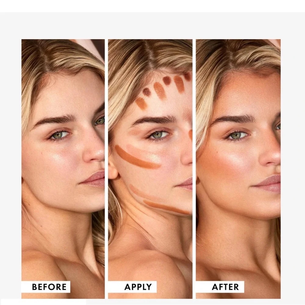 ICONIC LONDON MULTI-USE CREAM BLUSH,BRONZER & HIGHLIGHT PALETTE NWT - Picture 6 of 12